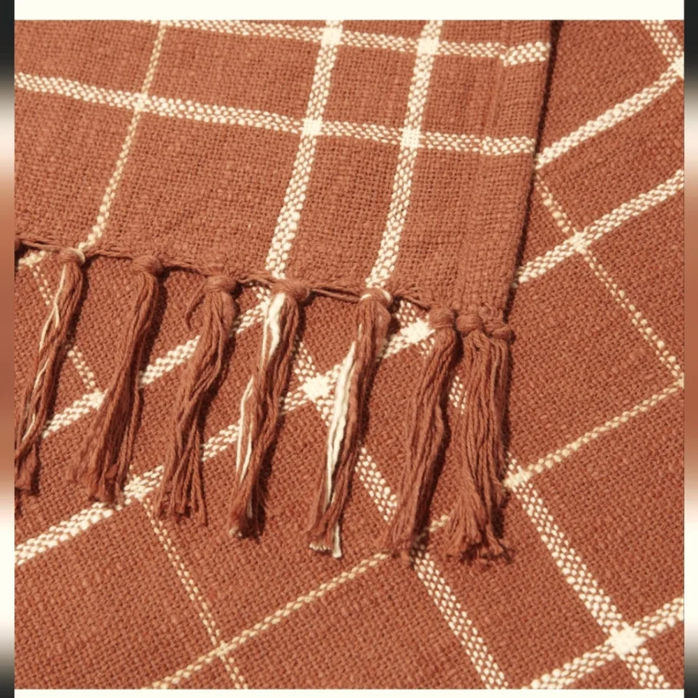 Beautiful Woven Throw Blanket. Brand New- Still wrapped!